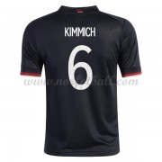Tyskland 2021 Joshua Kimmich 18 Landslagsdrakt Kortermet Borte Fotballdrakter..